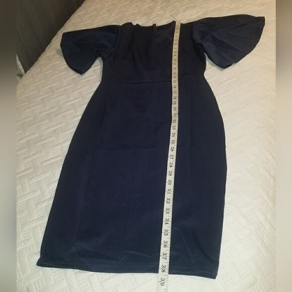 1950's Vintage Bodycon Pencil Dress medium NWT w jacket - Picture 16 of 16